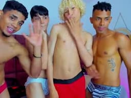 Dustyn, ema, axel y thiago